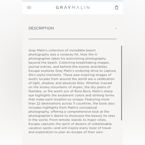 Gray Malin Escape coffee table book - Picture 3 of 7